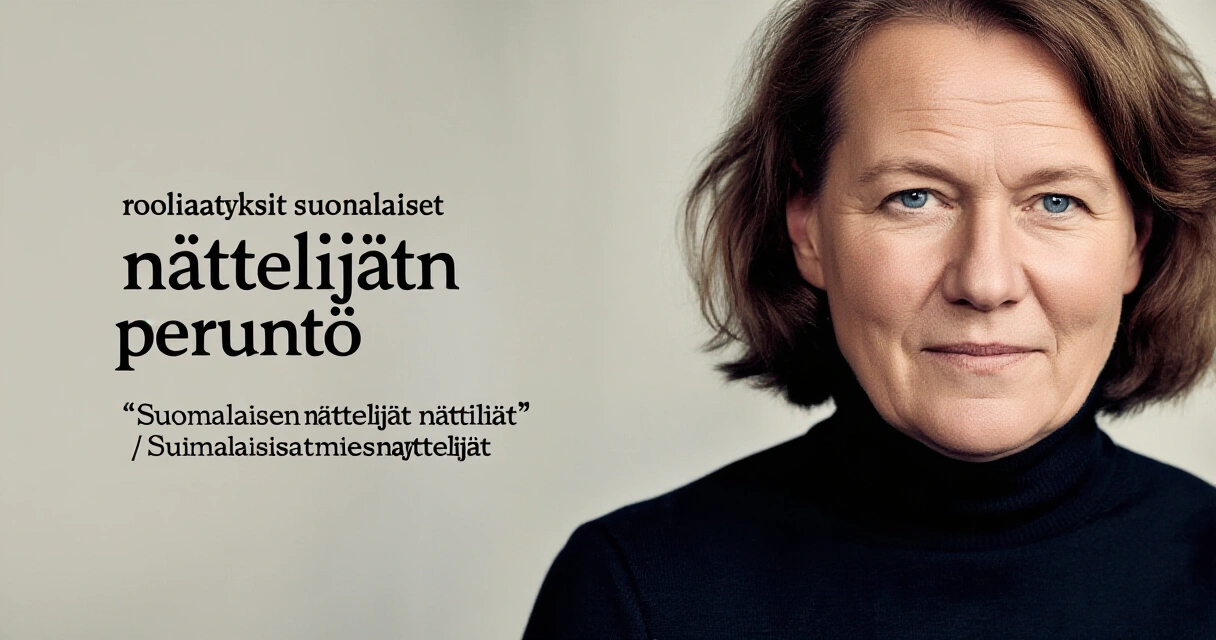 Suomalaisen näyttelijän perintö